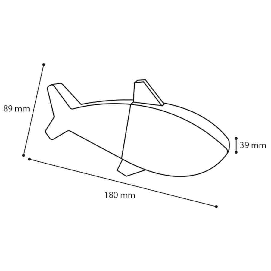 Flamingo Fresk Snowy Pescado Azul 18cm, , large image number null
